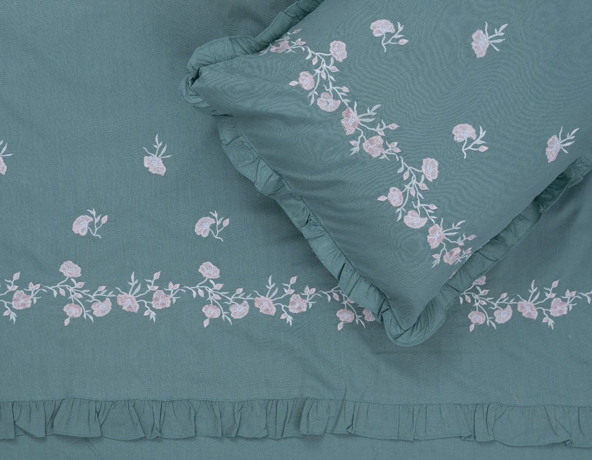 flowry*dark mint*