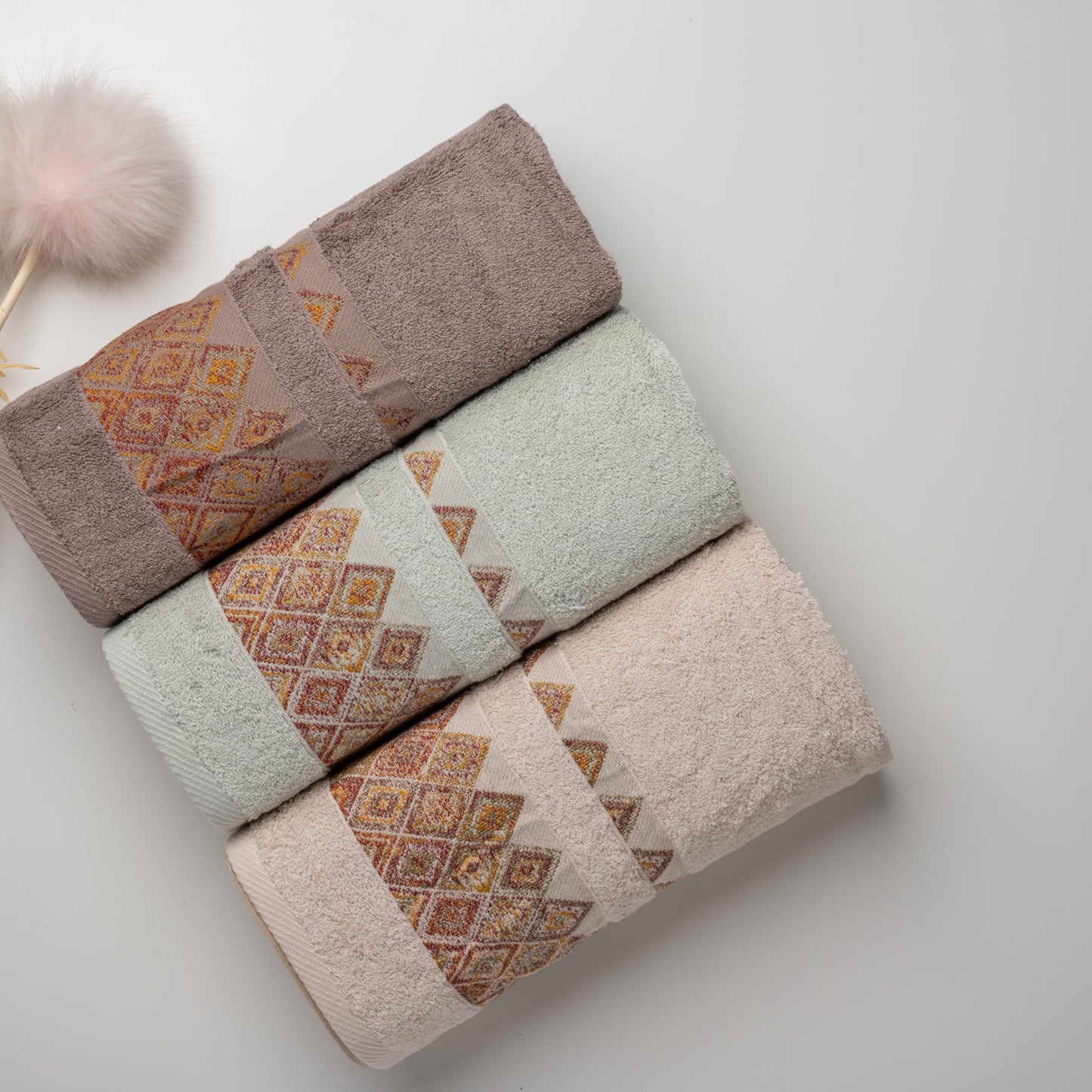 kinzo bath towels