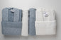 bathrobe royal home blue*white