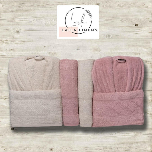 bathrobe belinda beige*cashmere