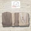 bathrobe double rose beige*brown
