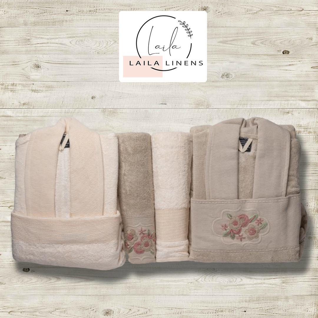 bathrobe panda beige*brown