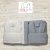 bathrobe zahar collection gray*white