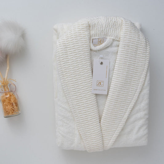 bathrobe Zahar single *white*