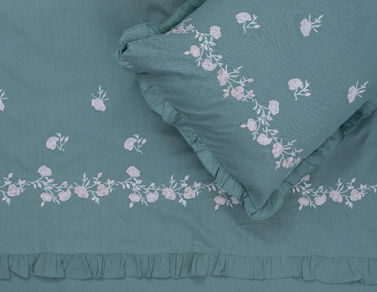 flowry*dark mint*