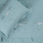 Cloudy*Dark mint green*