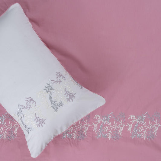Gold Leaves *Hot pink/Gray*