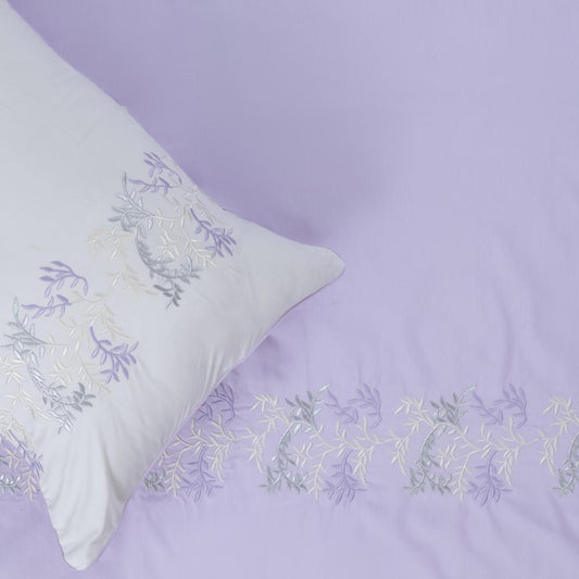 Gold Leaves *Purple*white*