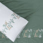 Gold Leaves *green/white*